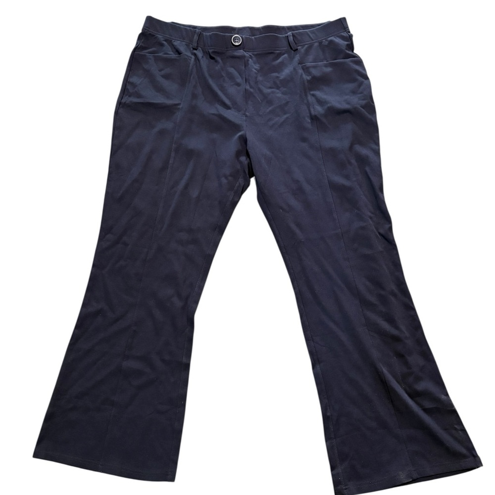 DGD Women's Black Boot Cut Pants Navy Blue 3XL NWT